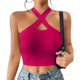 Cropped Tricot Modal Alcas