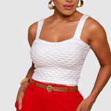 Cropped Tricot Regata Tricot