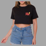 Cropped Tshirt Blusa Blusinha