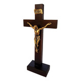 Crucifixo Barroco De Mesa