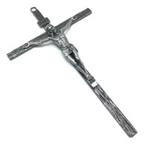 Crucifixo De Metal Prateado