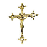 Crucifixo Parede Bronze 37