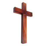 Cruz Crucifixo Madeira Pequena