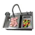 Cub 025 Cuba Gourmet Premium Torneira Cascata Lavador Copos Completa Aço Inox 304 Stillus Home