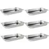 Cuba 1 1 65mm Inox Gn Rechaud Buffet Gastronômica Kit 6 Und Cor Aço Inox