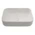 Cuba De Apoio Slim Retangular Para Banheiro Cerâmica 50 5 X 39 5cm Fluorita Branco Pingoo casa