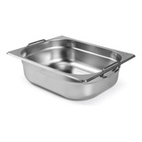 Cuba Gastronomica Gn 1 2 X 100mm Aço Inox Com Alças Buffet