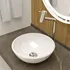 Cuba Pia De Apoio Redonda Para Banheiro Ou Lavabo 30cm Jaspe Beltempo