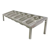 Cubas De Inox P/ Cozinha Buffet 6 Cubas Removíveis S/ Tampa