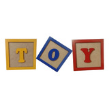 Cubo 15x15 Trio Letras