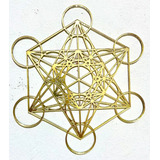 Cubo De Metatron Dourado