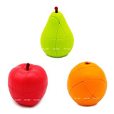 Cubo Mágico Maça + Pera + Laranja Fanxin (3 Cubos)