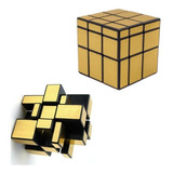 Cubo Mágico Mirror Blocks Espelhado Prata Dourado 3x3x3