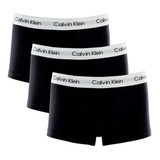 Cueca Calvin Klein 3 Low Rise Trunks Original Preto