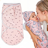 Cueiro Swaddleme Charutinho Com Velcro 100  Algodão