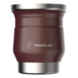 Cuia Térmica Chimarrão Café Chá Erva Mate Tererê Termolar Cor Bronze Liso