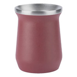 Cuia Térmica Chimarrão Café Chá Erva Mate Tererê Xtuned Inox Cor Marrom Lisa