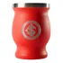 Cuia Uruguaio Mate In Box Cuia Térmica Internacional Inox Chimarrão Tereré Licenciado Vermelho