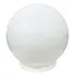 Cúpula De Vidro Leitoso Luminária Abajur Branco Classica