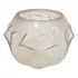 Cúpula De Vidro Para Luminária Abajur Art Deco Rosa