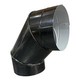 Curva 90 Graus Gomada 25cm Aço Preta Joelho Cotovelo 250mm