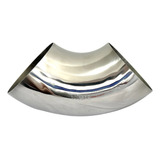 Curva Tubo Cano 90  Graus Inox 2 5 Polegadas  63 5mm  1 2mm