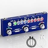 Cuvave Cube Baby Baixo/bass Pedaleira，com Modelos De 9 Amp De Carregamento 8 Entradas Ir Cab, Overdrive De Distorção Reverb De Retardo/delay Suporte Bluetooth Para Mesa De Som/digital Pedal Efeito