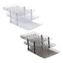 Cx  Corresp  Tripla Movel Fume  Cristal Selada Maxcril Waleu Cor Fumê