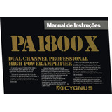 Cygnus Pa1800x Manual De
