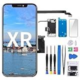 Cykjgs Substituição De Tela Para Iphone Xr Com Sensor De Proximidade De Alto-falante 3d Touch 15.5 Cm Visor Lcd Digitalizador Conjunto Completo Fone De Ouvido Frontal Kit De Ferramentas De Reparo De