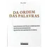 Da Ordem Das Palavras, De Weil, Henri. Editora Unicamp, Capa Mole Em Português