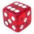 Dado 45mm Vermelho Translúcido Jumbo 4 5cm Euclides Jordão
