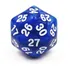 Dado De Rpg   D30 Blue Pearl Dice   Trinta Lados   Rpg
