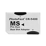 Dagijird Adaptador Micro Sd Tf Para Ms Memory Stick Pro Duo Dual Slot Para Psp