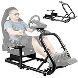 Dardoo G920 Gaming Simulator Cockpit Frame,fit For Logitech G27/g25/g29, Thrustmaster T80 T150 Tx F430 Racing Wheel Stand, Wheel Pedals Not Included