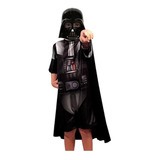 Darth Vader Star Wars Fantasia Infantil Capa E Mascara M