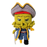 Davy Jones Amigurumi Boneco