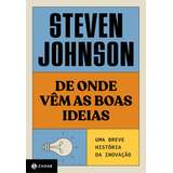 De Onde Vêm As Boas Ideias (nova Edição): Uma Breve História Da Inovação, De Johnson, Steven. Editorial Editora Schwarcz Sa, Tapa Mole En Português, 2021