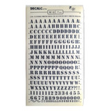 Decadry Decalc 7 Mm Alfabeto E Números Mod 12