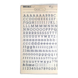Decadry Decalc 7 Mm Alfabeto E Números Mod 95