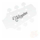 Decal Takamine Vazado 7 5cm Headstock Violão Adesivo Vinil