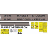 Decalque Faixa Adesiva Trator Massey Ferguson 265 Novo