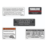 Decalques De Advertência Xt 660   Yamaha Xt 660   F Grátis