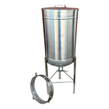 Decantador Mel 100 Kg Inox 304   Peneira Em Inox