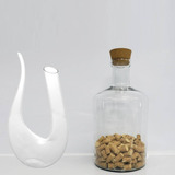 Decanter 1 3 Litros   Garrafão Porta Rolha   Frete Grátis