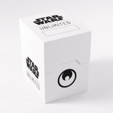 Deck Box Gamegenic Cartas Star Wars Unlimited Branco E Preto