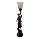 Deco Romana De Petit Bronze Com Luminaria ( Cod 33 )