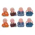 Decoração De Carro Four Little Monks, 8 Unidades