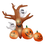 Decoração Halloween Inflável Floresta Assustadora Led Bivolt