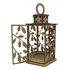 Decoração Natal Lamparina Artesanal Sextavada Mdf 20x10 Cm